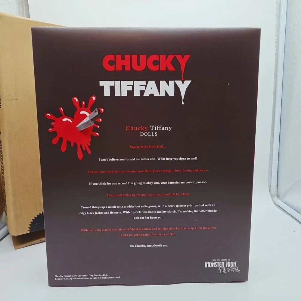 NEW Monster High Skullector Chucky and Tiffany Doll 2-Pack W/ Mattel Shipper Box